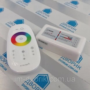 Контролер для світлодіодної стрічки RGB DC12-24V 18А з пультом управління (радіо 2.4GHz)