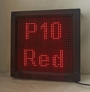 Рекламний світлодіодний дисплей Р10 10 мм червоний
