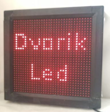 Зовнішній LED екран Р10 32x32 червоний DIP