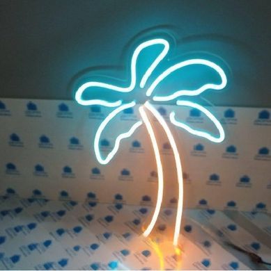 Декоративний LED неон у формі пальми для оформлення бару чи лаунж-зони.