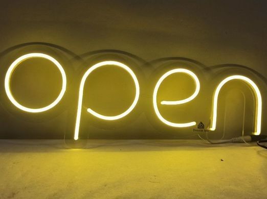 Світлова вивіска OPEN для магазину