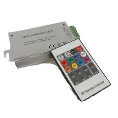Контролер для світлодіодної стрічки RGB DC12V-24V 24А з радіо пультом 20 кнопок # 65