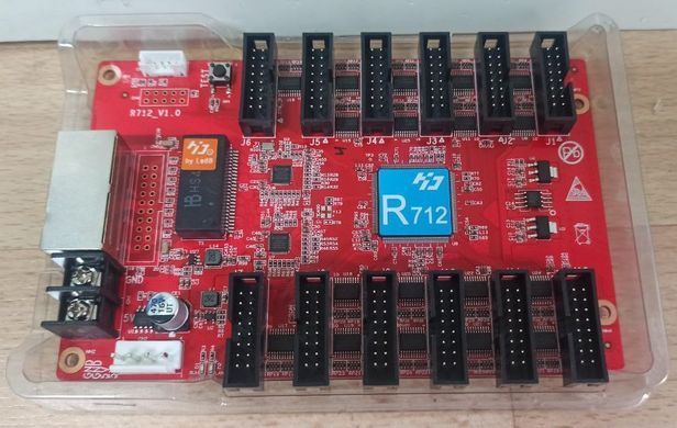 Карта прийому Huidu R712 для RGB дисплеїв, RGB Huidu R712 для LED екранів, Підключення карти Huidu для LED дисплеїв, Huidu R712 для RGB LED панелей