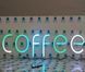 Багатоколірний Smart LED неон напис "Coffee" для професійного оформлення кав'ярні.