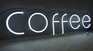 світлодіодна вивіска для кафе Dvorik Led