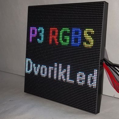 LED дисплей RGB P3 64x64 SMD2121 IP20 192x192мм для изготовления экранов | Дворик Лед