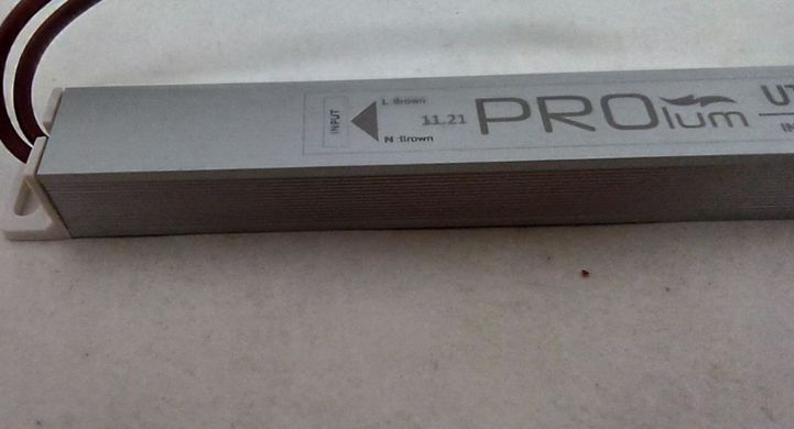 Драйвер 12V 3A для LED стрічки IP67