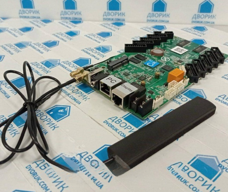 Плата керування RGB LED табло HD-C36C для відтворення відео, анімації та тексту через додаток LedArt.