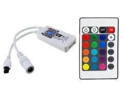 Контролер 12А для світлодіодної стрічки 12В RGB WIFI (інф/черв, 24кнопок)