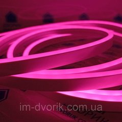 Неон світлодіодний рожевий 12V 12ВТ/m 2835 6х12мм (neon flex mini)